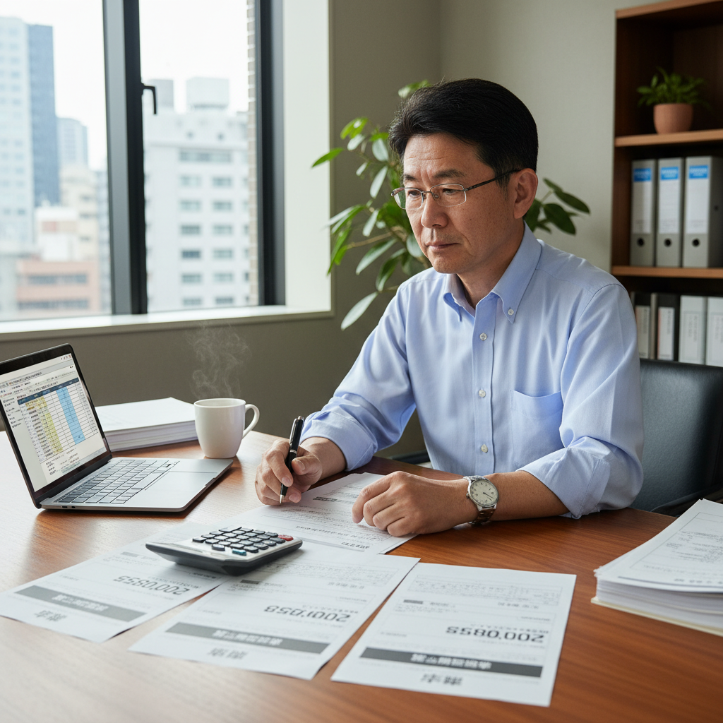 社長が請求書と電卓で年間維持費を試算──「実際いくらかかるのか」を直視する瞬間