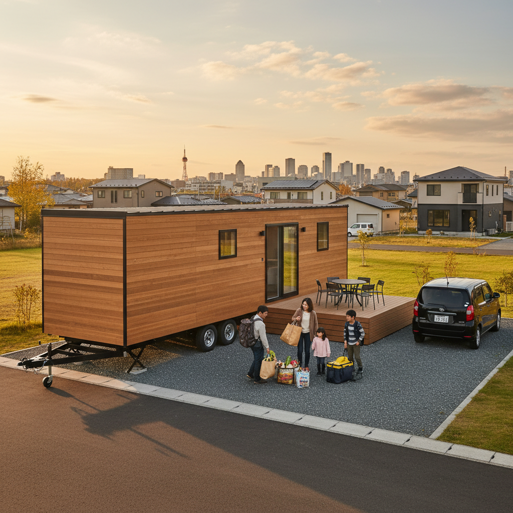 札幌郊外×車旅・自炊派の宿泊シーン──中心部から少し離れた敷地でも需要を獲得できる