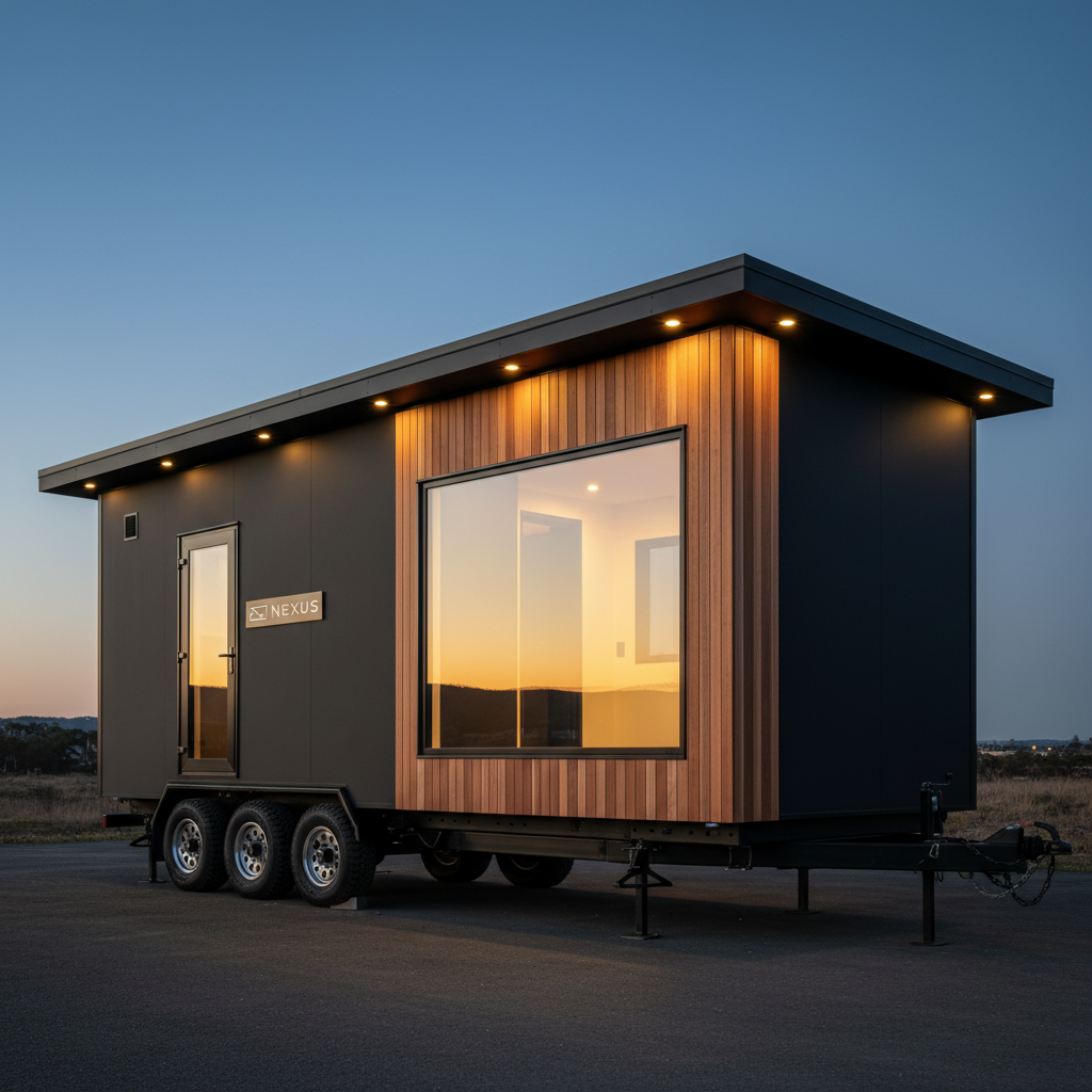 新品オーダーメイドのトレーラーハウス──モダン建築デザインで集客力もブランディングも◎