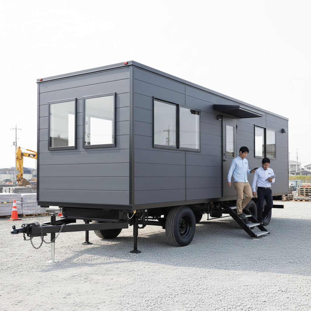 新品オーダーメイドで建てた現場事務所──設計の自由度と寿命の長さが違う